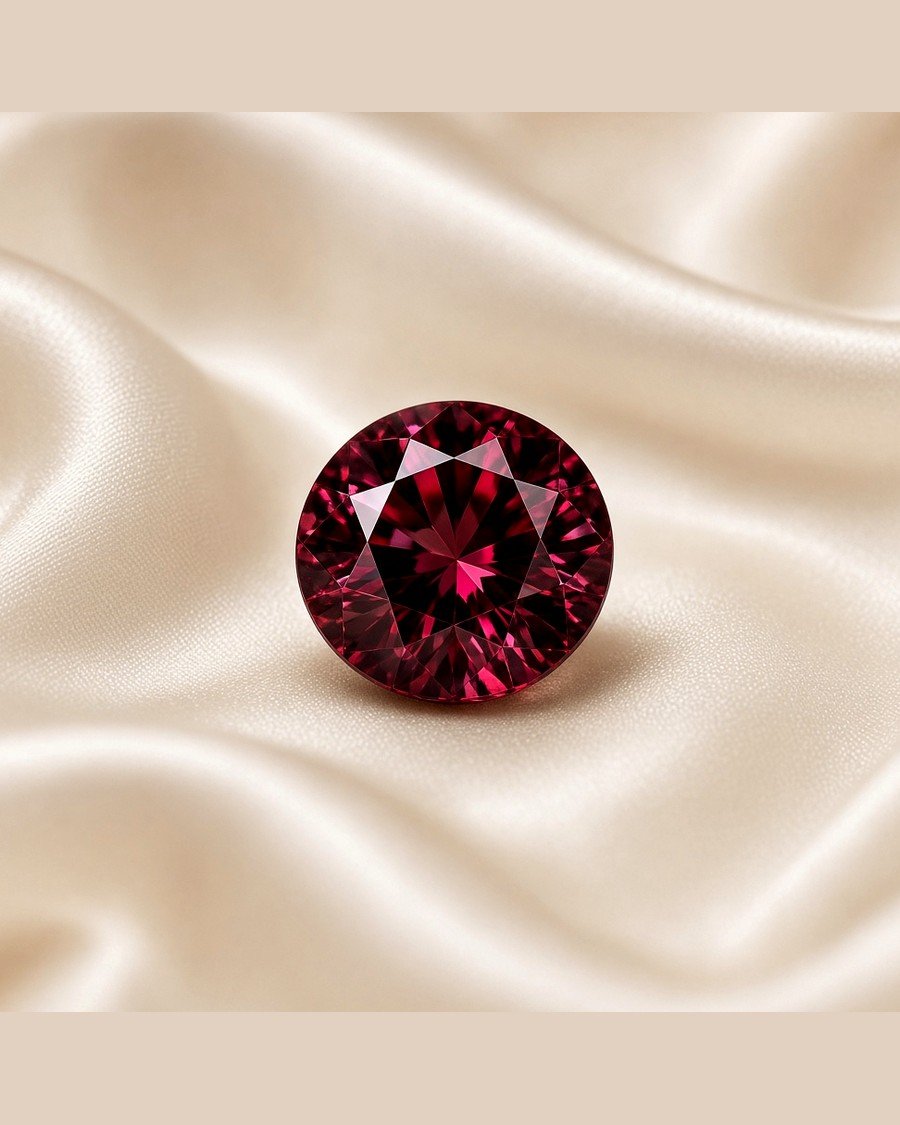 Natural India Garnet gemstone 3.25 ct carat